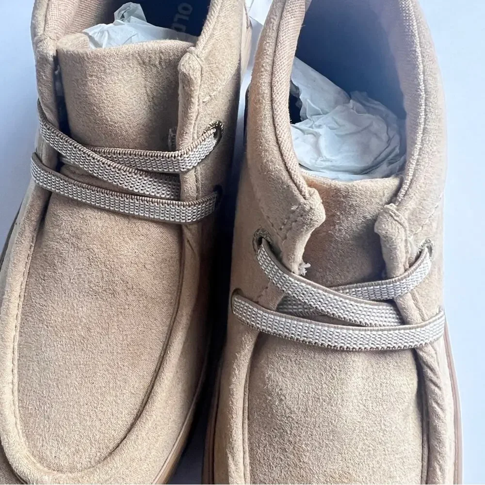 Old Navy Boy's High-Top  Acacia Koolabe Sue Faux-Suede Elastic-Lace Sneakers